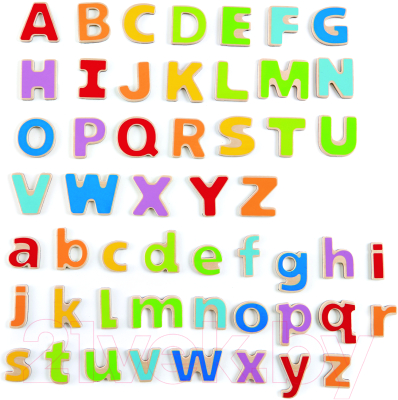 Развивающий игровой набор Hape Магнитные буквы Английский алфавит / E1047_HP