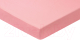 Простыня AlViTek Поплин однотонный на резинке 90x200x25 / ПР-ПО-Р-090-РОЗ (розовый) - 