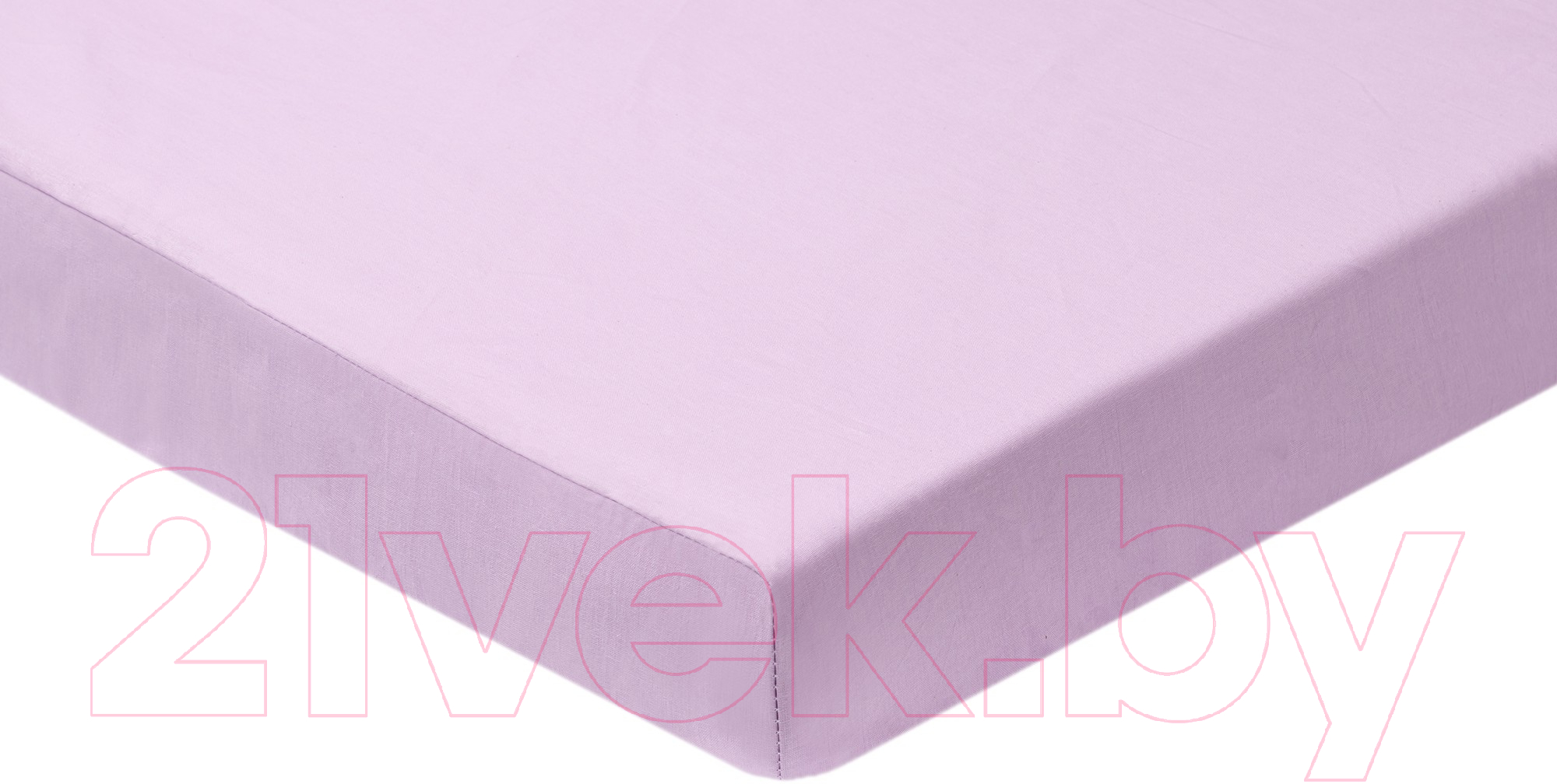 Простыня AlViTek Поплин однотонный на резинке 180x200x25 / ПР-ПО-Р-180(180)-ЛАВ (лавандовый) — фото 1