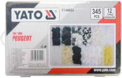 Изображение товара Набор клипс Yato YT-06653