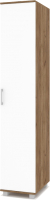 Шкаф-пенал Modern Ева Е11 (табачный дуб/белый) - 
