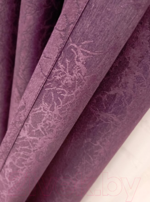 Шторы Модный текстиль 03L / 112MTSOFTA16 (260x180, 2шт, фиолетовый)