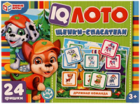 

Настольная игра Умные игры, IQ-лото. Щенки-спасатели / 4680107974501