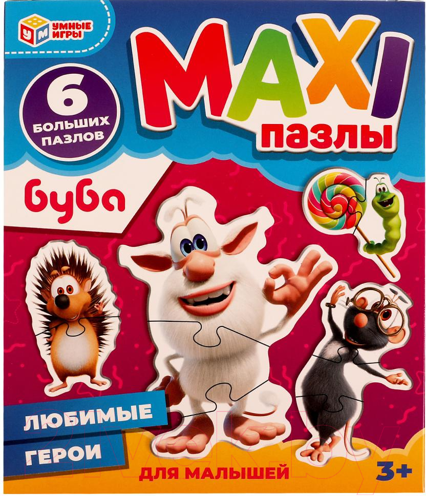 Умные игры Любимые герои. Maxi-пазлы для малышей. Буба / 4650250518464  Развивающая игра купить в Минске, Гомеле, Витебске, Могилеве, Бресте, Гродно