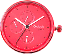 Часовой механизм O bag O clock Great OCLKD104MES04002 (красно-розовый) - 