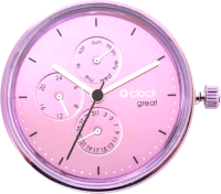 Часовой механизм O bag O clock Great OCLKD104MES04183 (фиолетовый) - 
