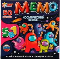 

Настольная игра Умные игры, Мемо. Космический экипаж 5 в 1 / 4680107999511