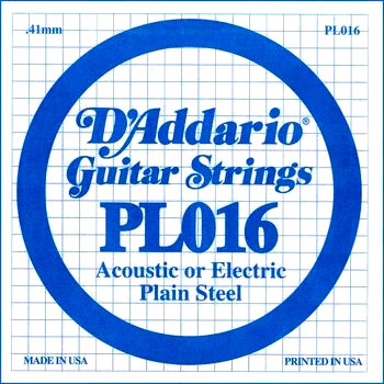 Струна для акустической гитары D'Addario PL016