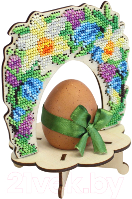 Набор для вышивания М.П.Студия Подставка под яйцо. Цветочная арка / О-055М