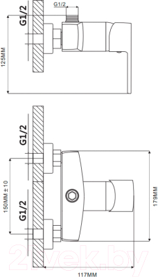 Смеситель Ekko E90072