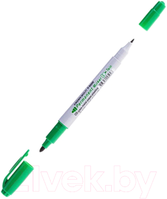 Маркер перманентный CrowN Multi Marker Twin / P-800W (зеленый)