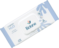 Влажные салфетки детские Biolane Гигиенические очищающие, увлажняющие для лица, тела и рук  (72шт) - 