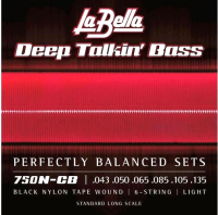 Струны для бас-гитары La Bella 750N-CB - 