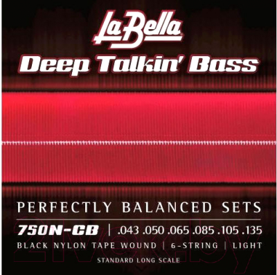Струны для бас-гитары La Bella 750N-CB