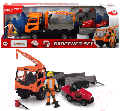 Набор игрушечных автомобилей Dickie PlayLife Машинка городского садовника / 3838006
