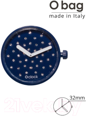 Часовой механизм O bag O clock Great OCLKD001MES09059 (синий)