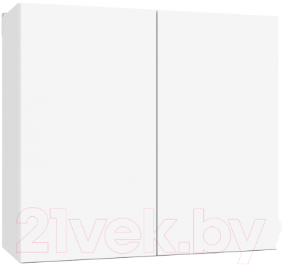 Шкаф навесной для кухни Интермебель Микс Топ ШНС 720-8-800 80см (белый премиум)