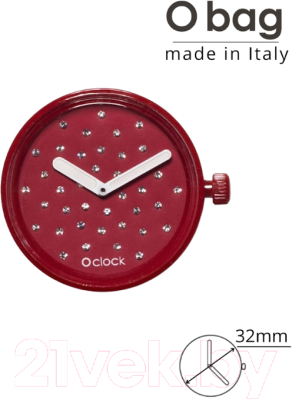 Часовой механизм O bag O clock Great OCLKD001MES09077 (рубиновый)