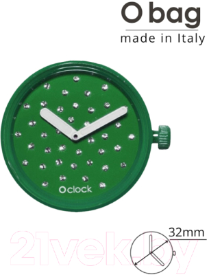 Часовой механизм O bag O clock Great OCLKD001MES09081 (изумрудный)