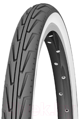 Изображение товара Велопокрышка Michelin City.J 44-507 24X1.75 GW 3х22TPI / 396813 (белый/черный)