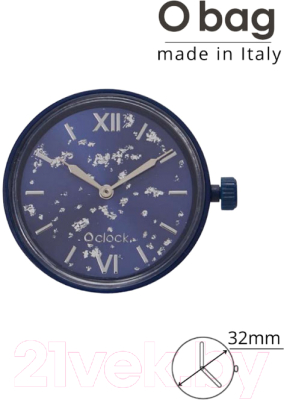 Часовой механизм O bag O clock Great OCLKD001MESI8017 (темно-синий)