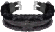 Подпруга для лошади Arma SupaFleece Contour с резинками 463/BLACK/42 (черный) - 