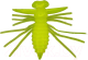 Мягкая приманка Sansan Оса Wasp 35F COL.01 (Chartreuse) - 