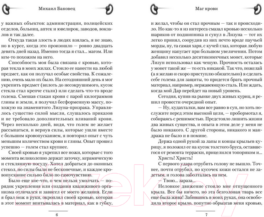 Художественная книга АСТ Маг крови (Баковец М.В.) — фото 3
