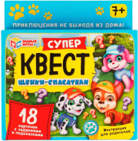 

Настольная игра Умные игры, Щенки-спасатели. Супер-квест / 4680107940919