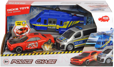 Набор игрушечной техники Dickie Полицейская погоня / 3715011