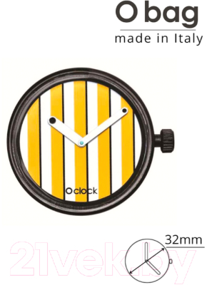 Часовой механизм O bag O clock Great OCLKD001MES86347 (желто-оранжевый)