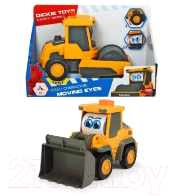 Дорожный каток игрушечный Dickie Строительная техника Happy Volvo / 3812006