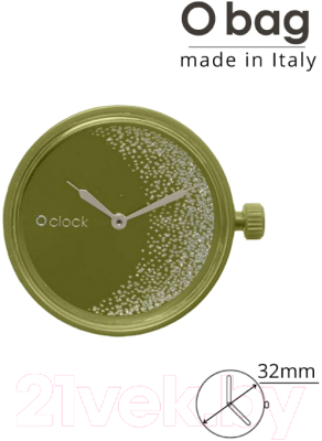 Часовой механизм O bag O clock Great OCLKD001MESL4786 (авокадо)