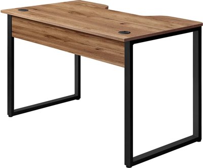 Геймерский стол Millwood Лофт Гонконг ДТ-3 130x70x75 (дуб табачный Craft/черный) - 