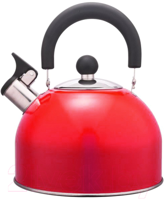 Чайник со свистком Hitt Rondo Plus H01023/1 (красный)