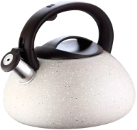 Чайник со свистком Hitt Starlight H01033 (коричневый мрамор) - 