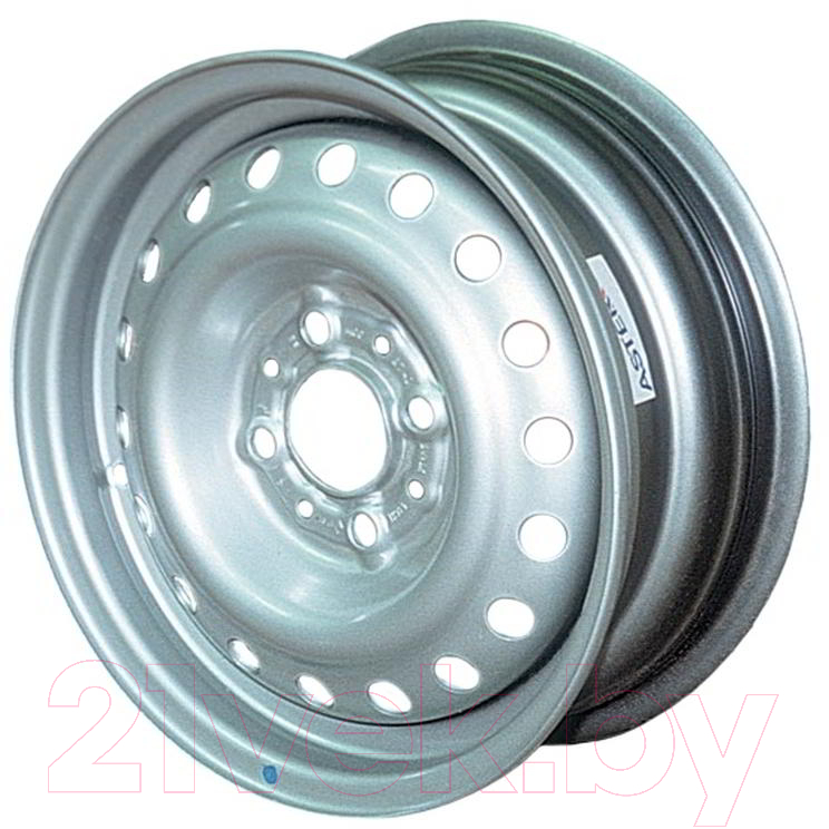 Штампованный диск Eurodisk 65A41C 16x6" 4x100мм DIA 60.1мм ET 41мм Silver
