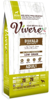 Сухой корм для собак Vivere Medium Adult Buffalo (12кг) - 