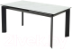 Обеденный стол M-City Cremona 180 KL-99 / DECDF501TKL99BLK180 (белый мрамор матовый/черный) - 
