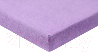 Простыня AlViTek Махровая на резинке 90x200x20 / ПМР-ФА-090 (фиолетовый)