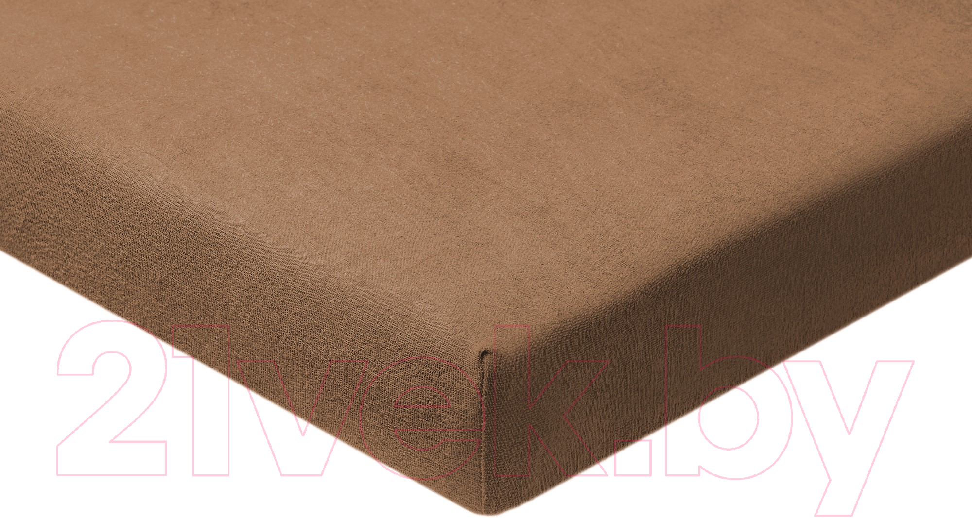 Простыня AlViTek Махровая на резинке 160x200x20 / ПМР-МОК-160 (мокко)
