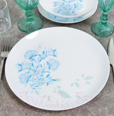 Набор столовой посуды Luminarc Diwali Frescura Turquoise Q7823 (46пр)