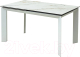 Обеденный стол M-City Cremona 180 KL-188 / 614М04876 (контрастный мрамор матовый/белый) - 