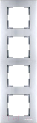Изображение товара Рамка для выключателей и розеток Mutlusan Rita 2220 800 2482 (серебристый)