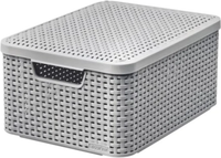 Корзина Curver Storage box with lid M / 253004 (светло-серый) - 