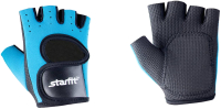 Перчатки для фитнеса Starfit SU-107 (XL, синий/черный) - 
