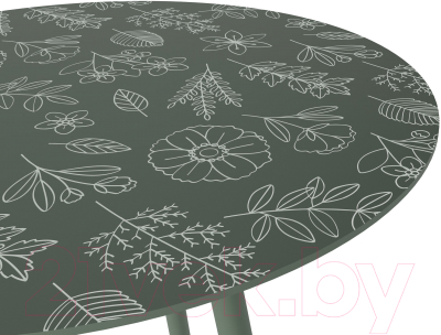 Журнальный столик Калифорния мебель Стрэнд (белые цветы)