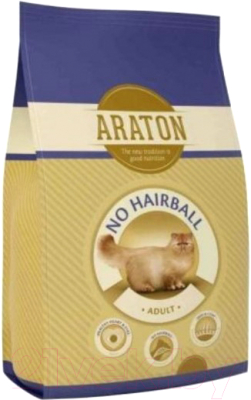 Сухой корм для кошек Araton Cat Adult No Hairball Chicken & Beef / ART24293 (400г)