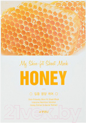 

Маска для лица тканевая A'Pieu, My Skin-Fit Sheet Mask Sea Honey