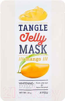 Маска для лица тканевая A'Pieu Tangle Jelly Mask Mango (25г)